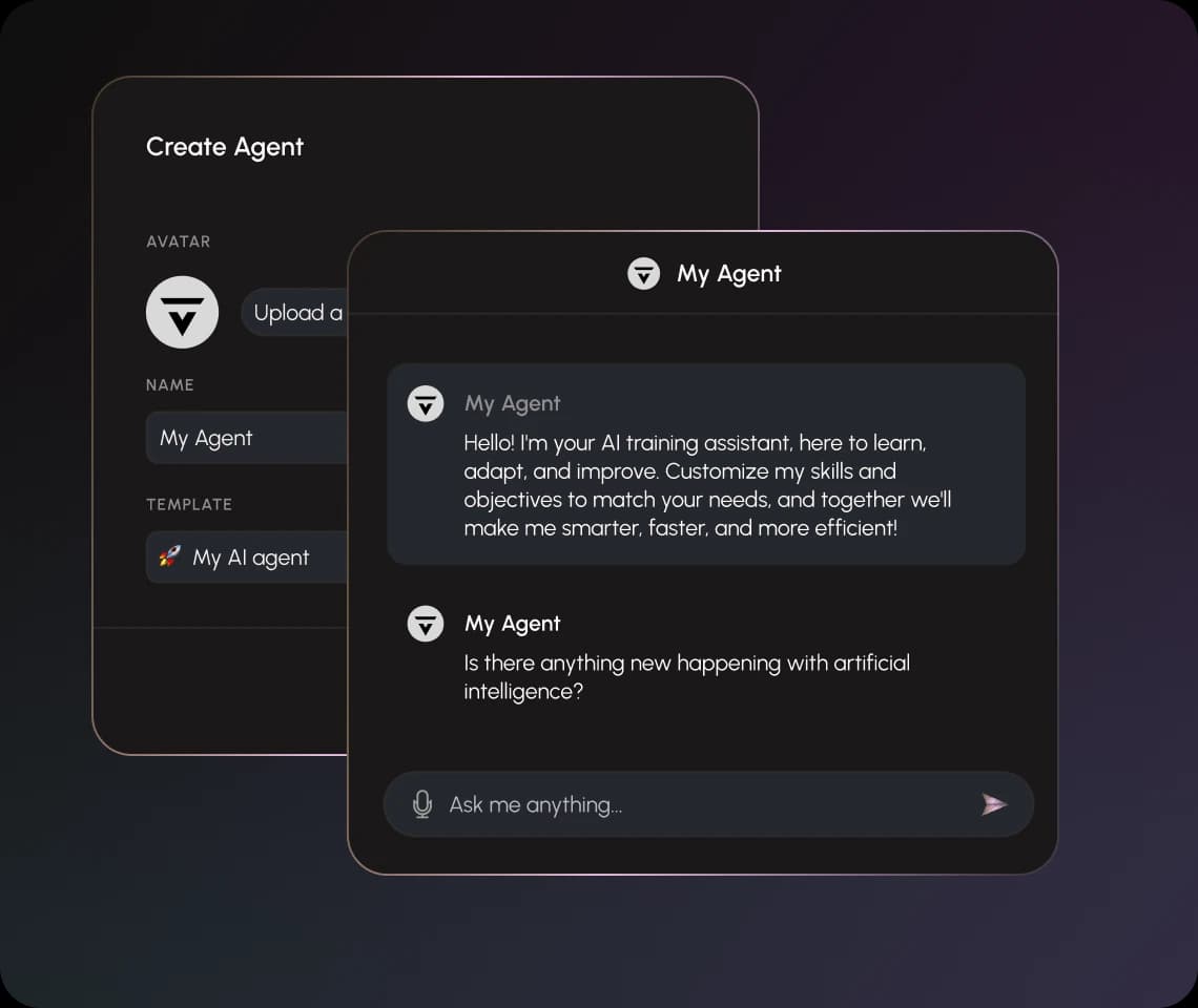 AI Chat dialog windows